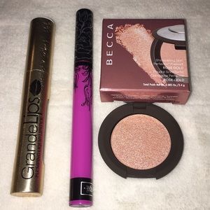 Brand new makeup-Kat Von D-Grande Lips and Becca